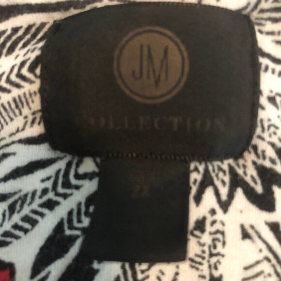 🌹 Vintage JM Collection Red Floral Top – Statement Piece with WPL Tag - Picture 11 of 13